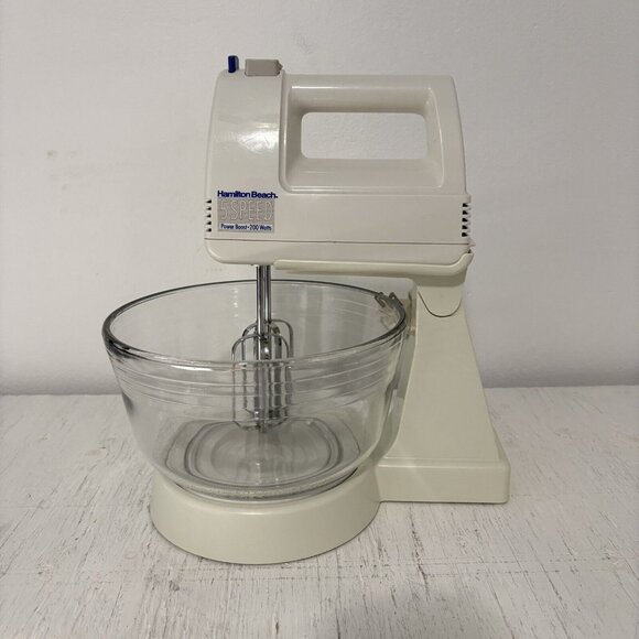 Vintage Hamilton Beach 5 Speed Power Electric Stand Mixer #64500 w/Mixing Bowl - Picture 2 of 12